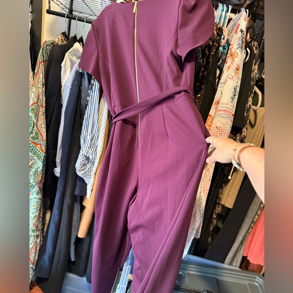 Elegant Purple Jumpsuit